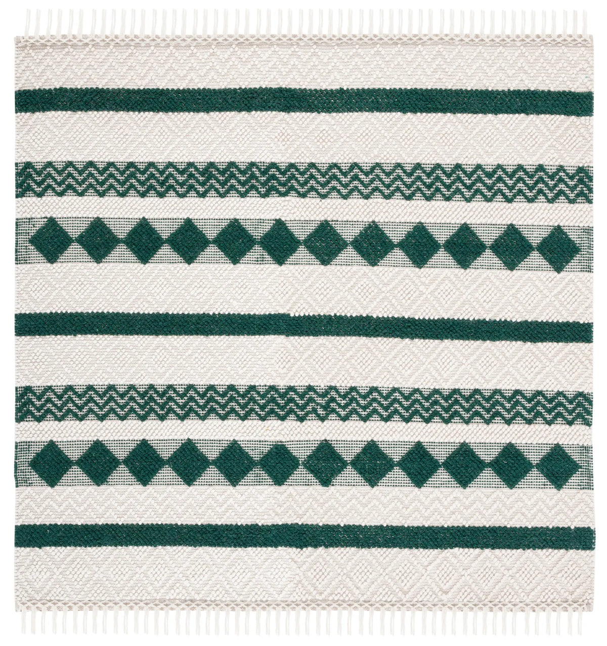Safavieh Natura 6'-0" x 6'-0" Rug in Ivory / Green