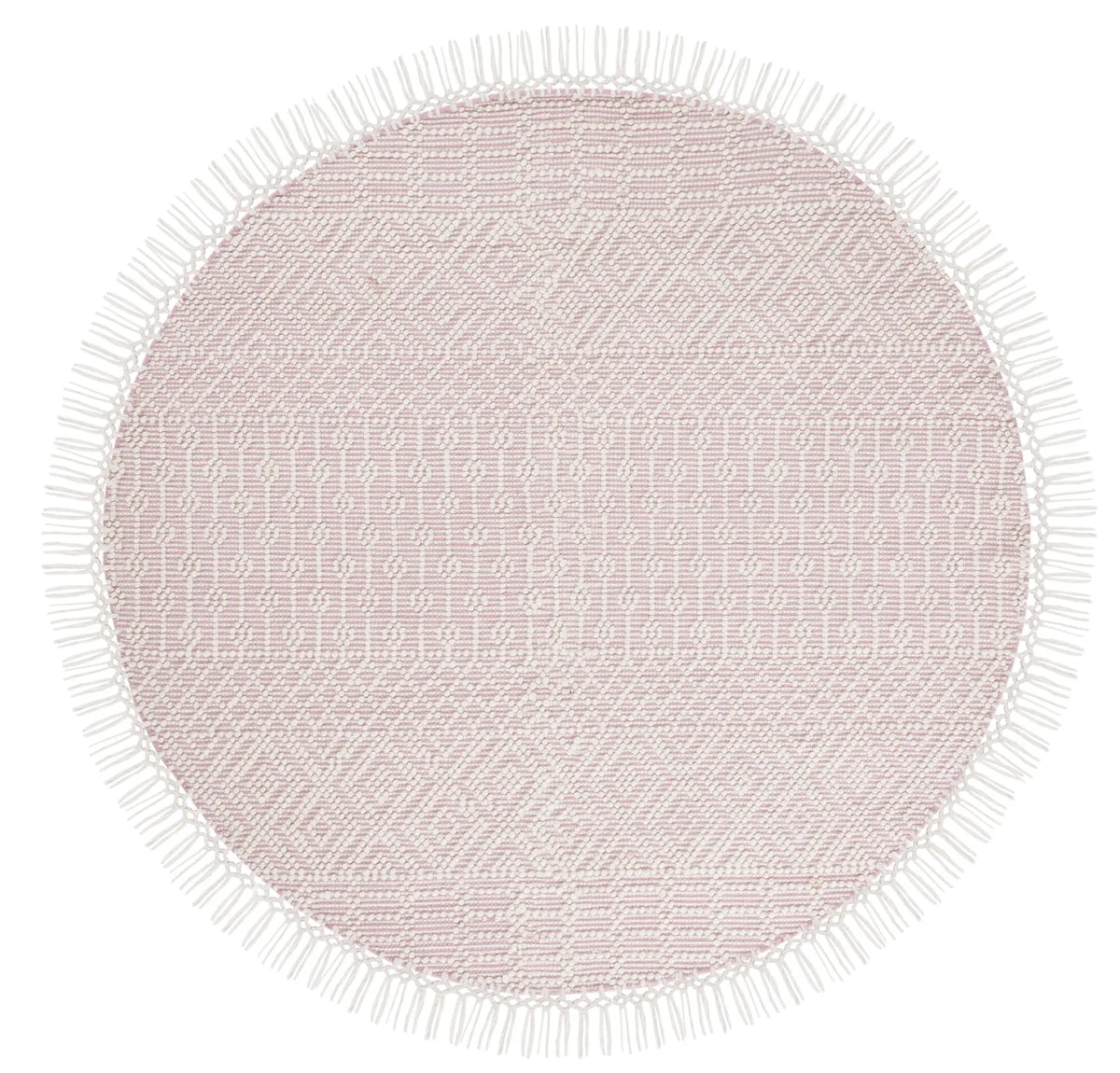 Safavieh Natura 6'-0" x 6'-0" Rug in Ivory / Pink