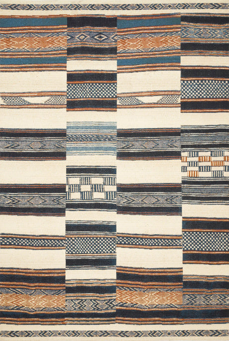 Loloi Mika Mik-04 Ivory / Multi Rugs - main flat