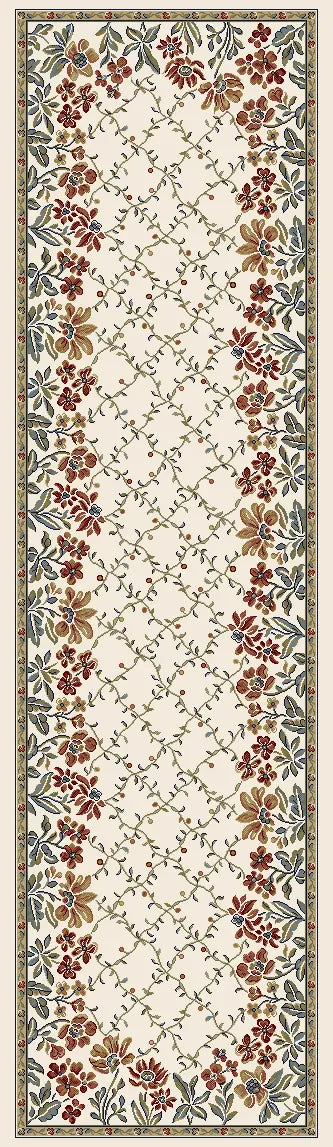 Dynamic Rugs Ancient Garden 57084 Ivory Rugs - Runner