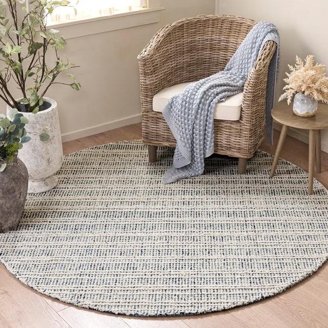 Safavieh Metro 6'-0" x 6'-0" Rug in Navy / Ivory