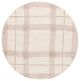 Safavieh Easy Care 6'-0" x 6'-0" Rug in Ivory / Beige
