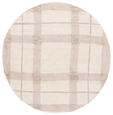 Safavieh Easy Care 6'-0" x 6'-0" Rug in Ivory / Beige
