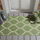 Safavieh Courtyard 2'-0" x 3'-7" Rug in Green / Beige