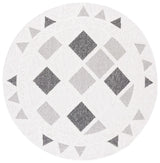 Safavieh Lotus 6'-7" x 6'-7" Rug in Ivory / Dark Grey