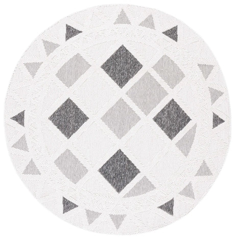 Safavieh Lotus 6'-7" x 6'-7" Rug in Ivory / Dark Grey