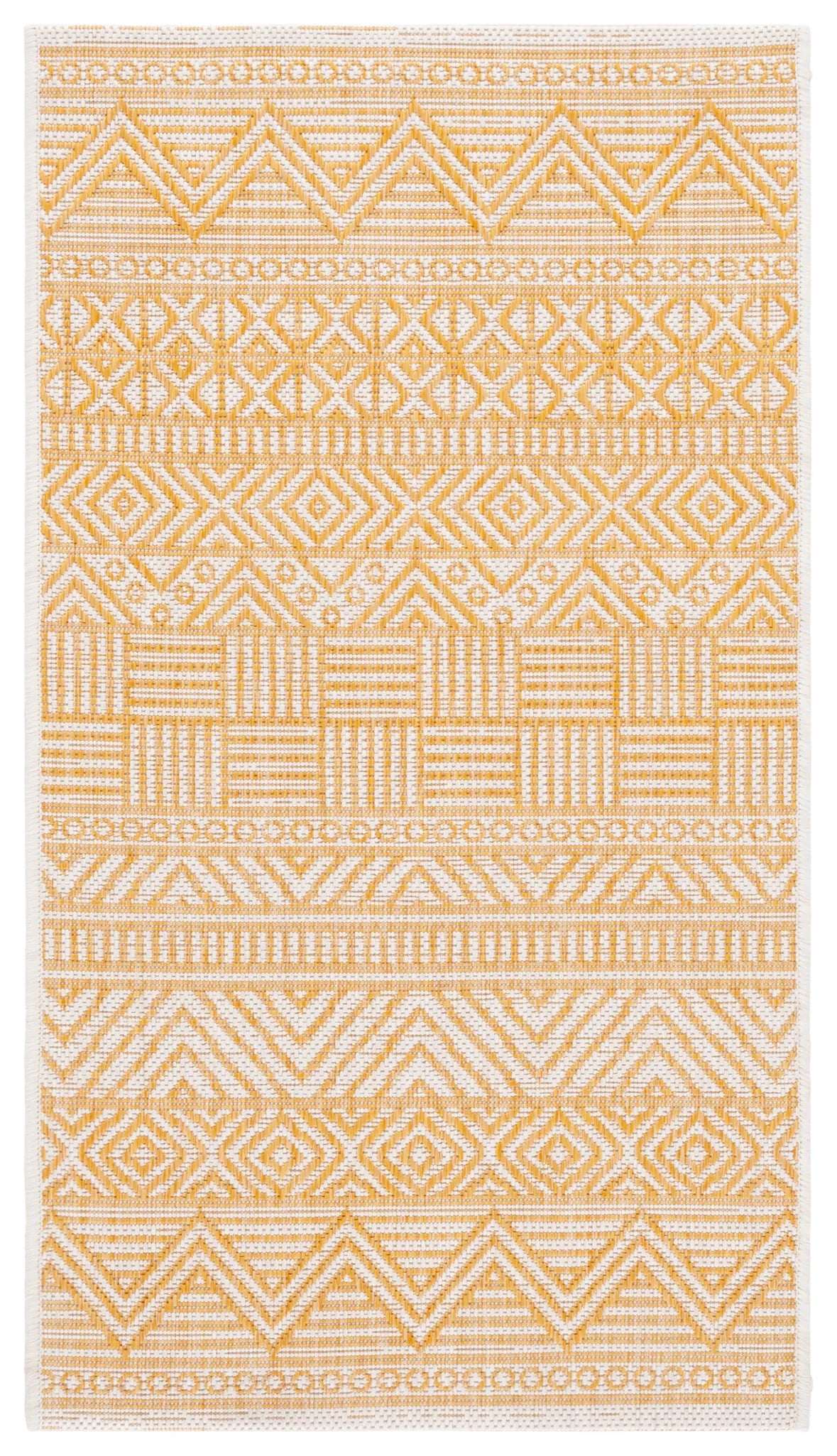 Safavieh Courtyard 2'-0" x 3'-7" Rug in Beige / Gold