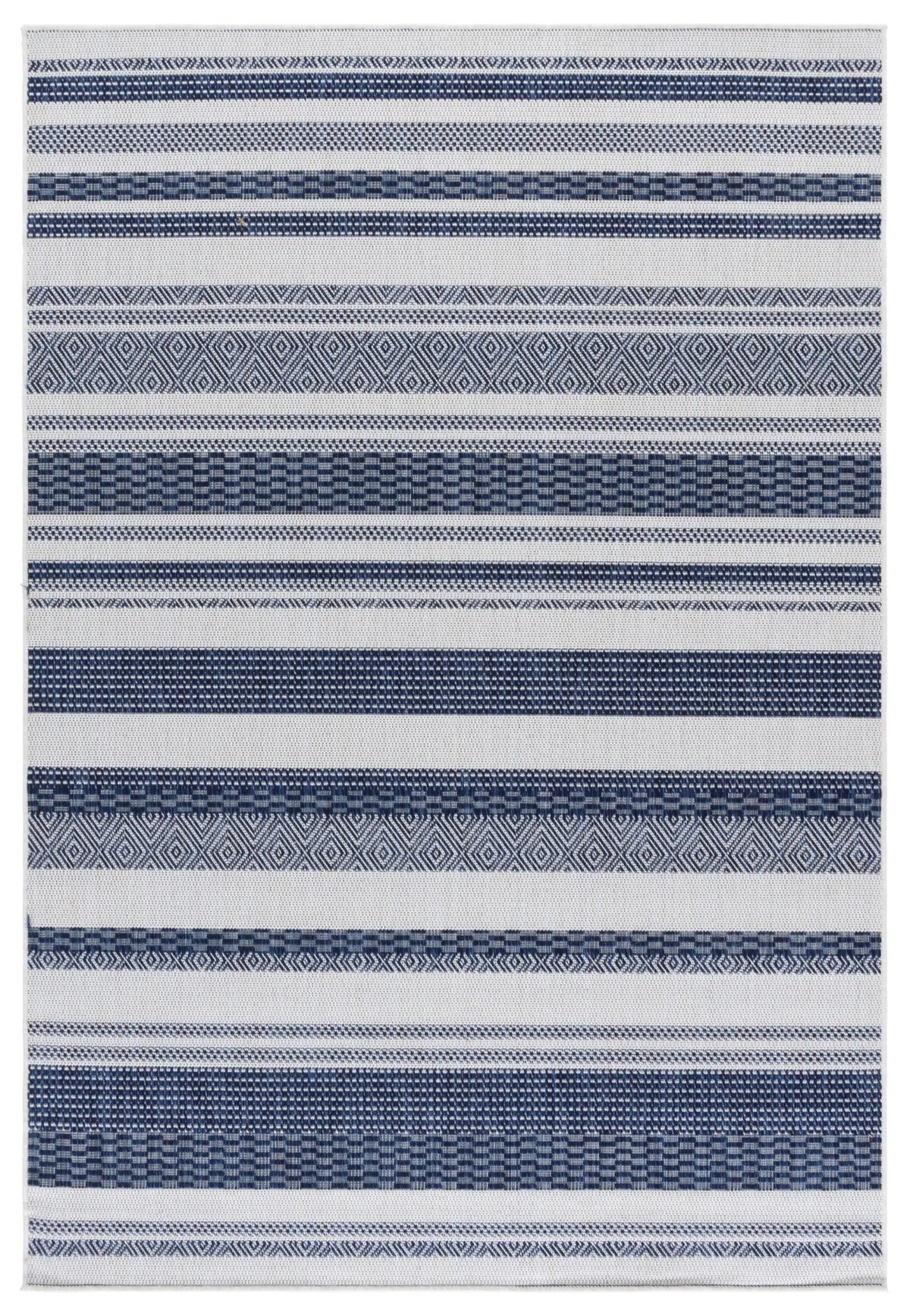 Safavieh Beach House 4'-0" x 6'-0" Rug in Brown / Ivory