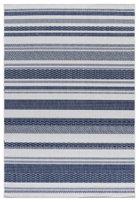 Safavieh Beach House 4'-0" x 6'-0" Rug in Brown / Ivory