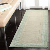 Safavieh Impressions 2'-3" x 10'-0" Rug in Green / Beige