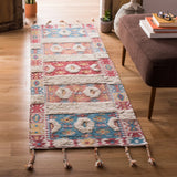 Safavieh Saffron 2'-3" x 8'-0" Rug in Rust / Beige