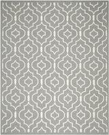Safavieh Dhurries 10'-0" x 14'-0" Rug in Grey / Ivory