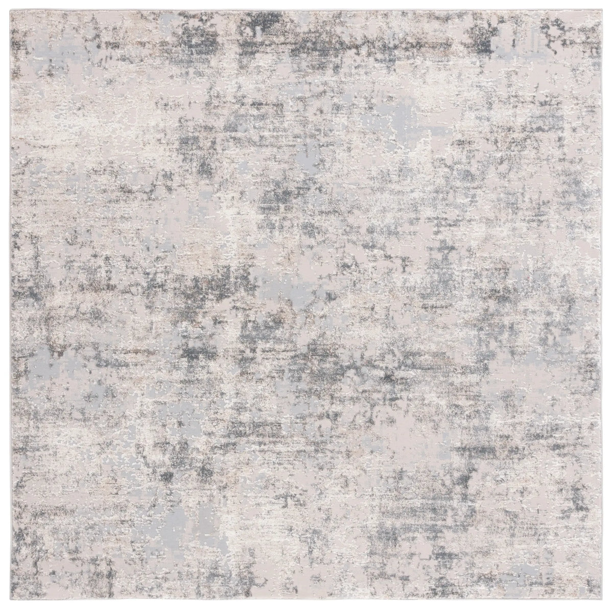 Safavieh Continental 6'-7" x 6'-7" Rug in Light Beige / Dark Grey