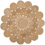Safavieh Natural Fiber 6'-0" x 6'-0" Rug in Natural