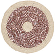 Safavieh Cape Cod 3'-0" x 3'-0" Rug in Rust / Natural