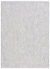 Safavieh Courtyard 4'-0" x 5'-7" Rug in Ivory / Beige Grey