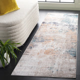 Safavieh Santa Monica 2'-6" x 8'-0" Rug in Ivory / Rust