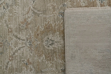 Dynamic Rugs Solace 17922 Power Loomed Traditional Cream/Grey/Rust Rug - Corner