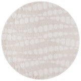 Safavieh Rumi Shag 6'-7" x 6'-7" Rug in Ivory / Light Beige
