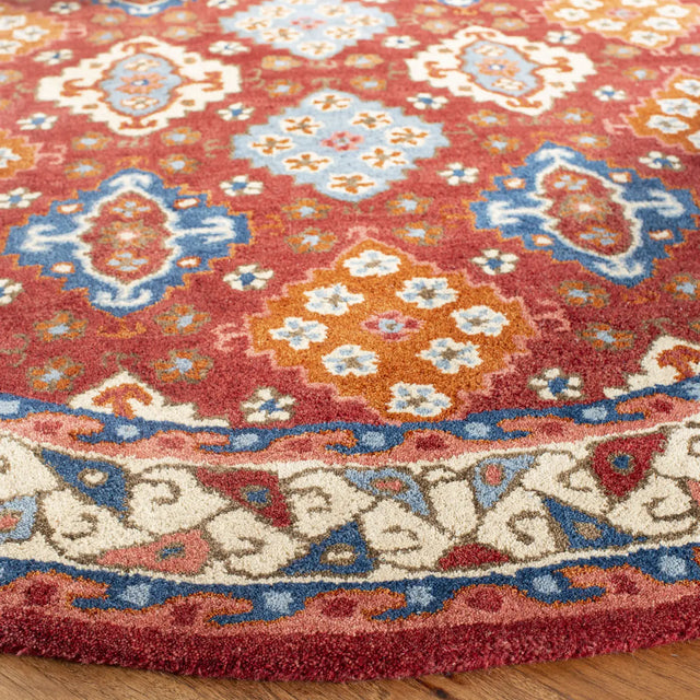 Safavieh Antiquity 6'-0" x 6'-0" Rug in Red / Blue