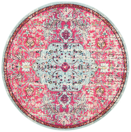 Safavieh Madison 10'-0" x 10'-0" Rug in Fuchsia / Teal