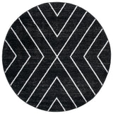 Safavieh Adirondack 6'-0" x 6'-0" Rug in Black / Light Grey