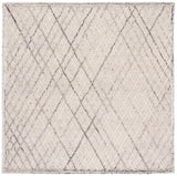 Safavieh Trace 6'-0" x 6'-0" Rug in Grey / Ivory