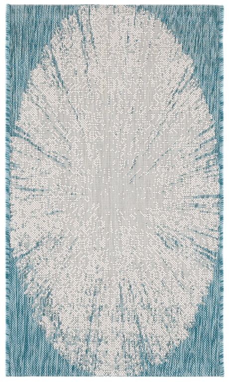 Safavieh Courtyard 2'-0" x 3'-7" Rug in Beige / Aqua