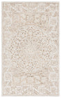 Safavieh Micro-Loop 4'-0" x 6'-0" Rug in Brown / Light Blue