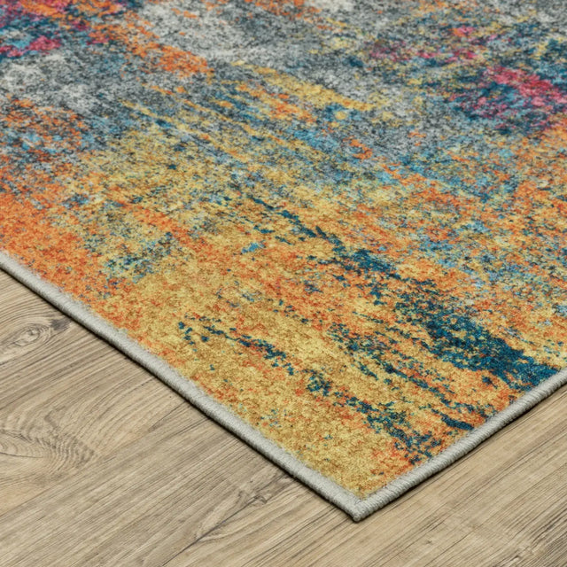 Oriental Weavers Sphinx Sumter SUM11 Multi Rugs - corner detail