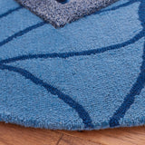 Safavieh Fifth Avenue 5'-0" x 5'-0" Rug in Blue / Ivory