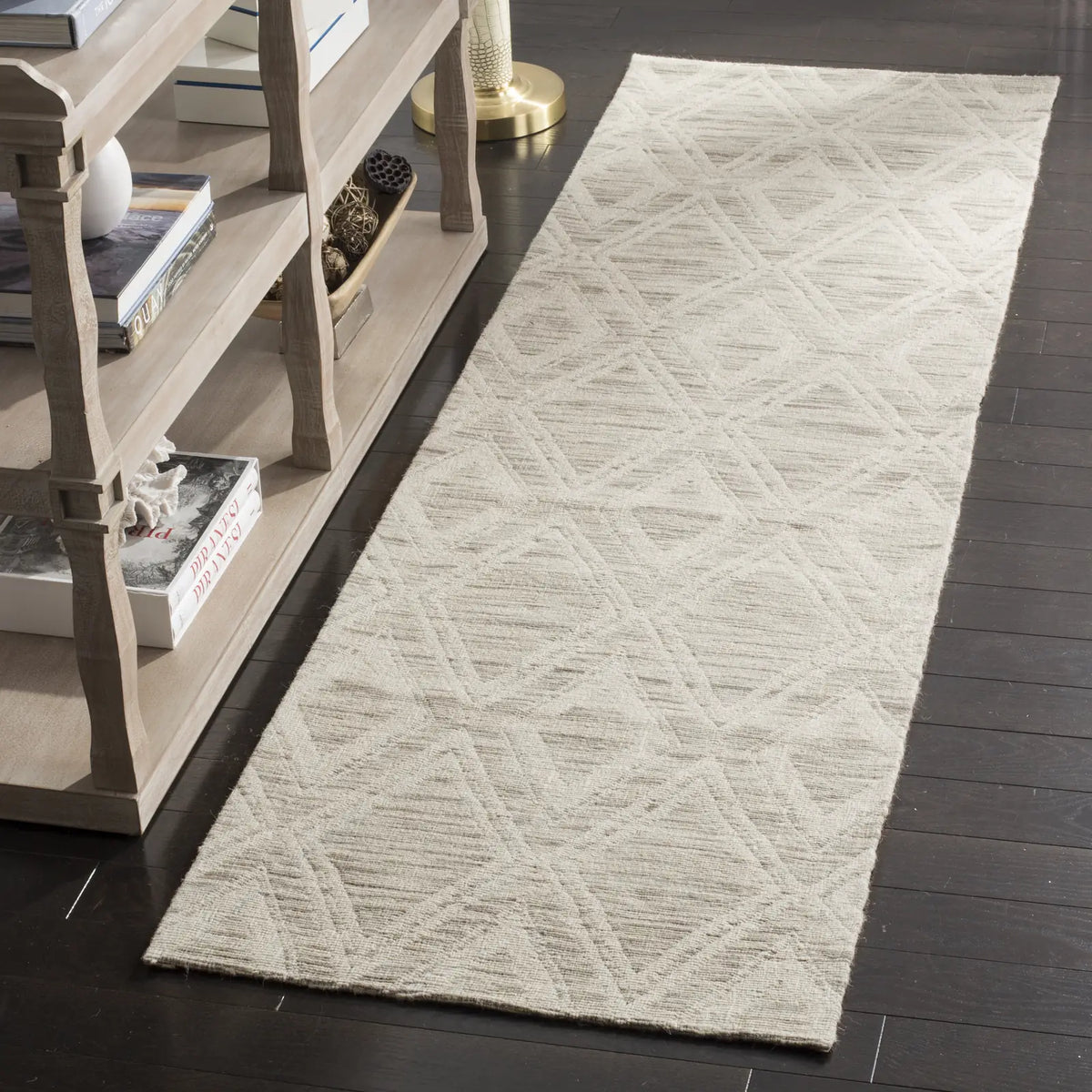 Safavieh Marbella 2'-3" x 12'-0" Rug in Light Brown / Ivory