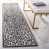 Safavieh Metro 2'-3" x 9'-0" Rug in Black / Ivory