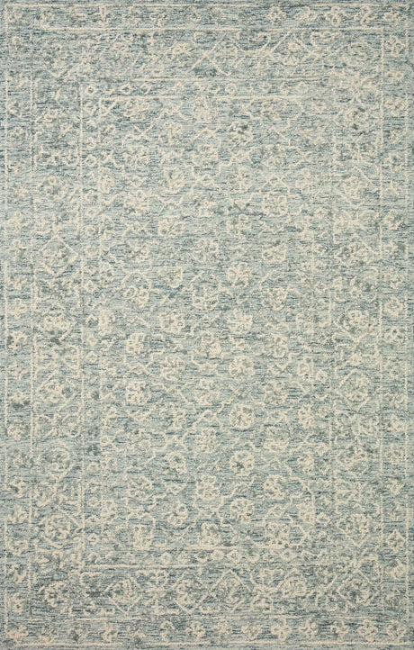 Loloi Cecelia Cec-01 Ocean/Ivory Rug - main flat