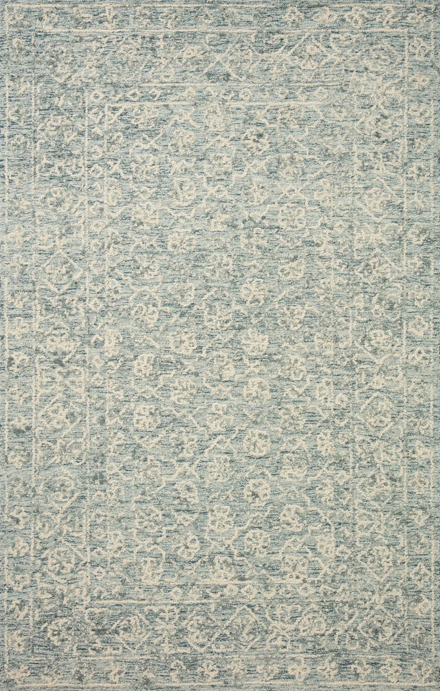 Loloi Cecelia Cec-01 Ocean/Ivory Rug - main flat