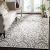 Safavieh Blossom 5'-0" x 8'-0" Rug in Dark Grey / Ivory