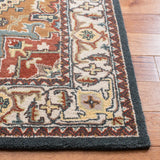 Safavieh Heritage 4'-0" x 6'-0" Rug in Dark Green / Brown
