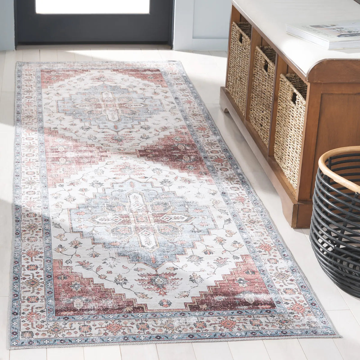Safavieh Arizona 2'-6" x 8'-0" Rug in Sage / Ivory