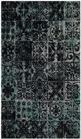 Safavieh Classic Vintage 3'-0" x 5'-0" Rug in Teal / Black