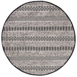 Safavieh Natura 6'-0" x 6'-0" Rug in Black / Ivory