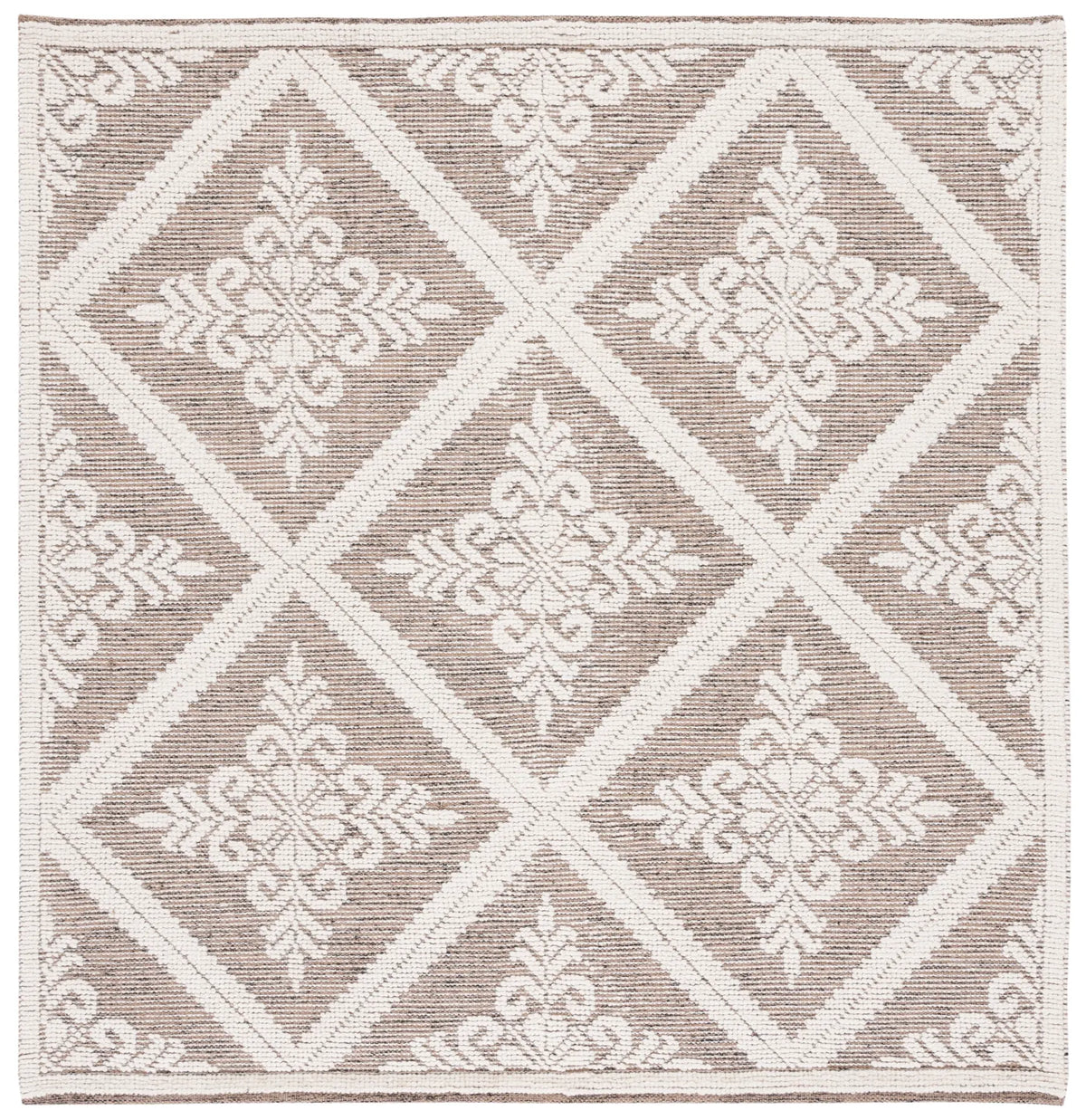 Safavieh Vermont 6'-0" x 6'-0" Rug in Ivory / Brown