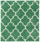 Safavieh Venus Shag 500 6'-7" x 6'-7" Rug in Green / Ivory