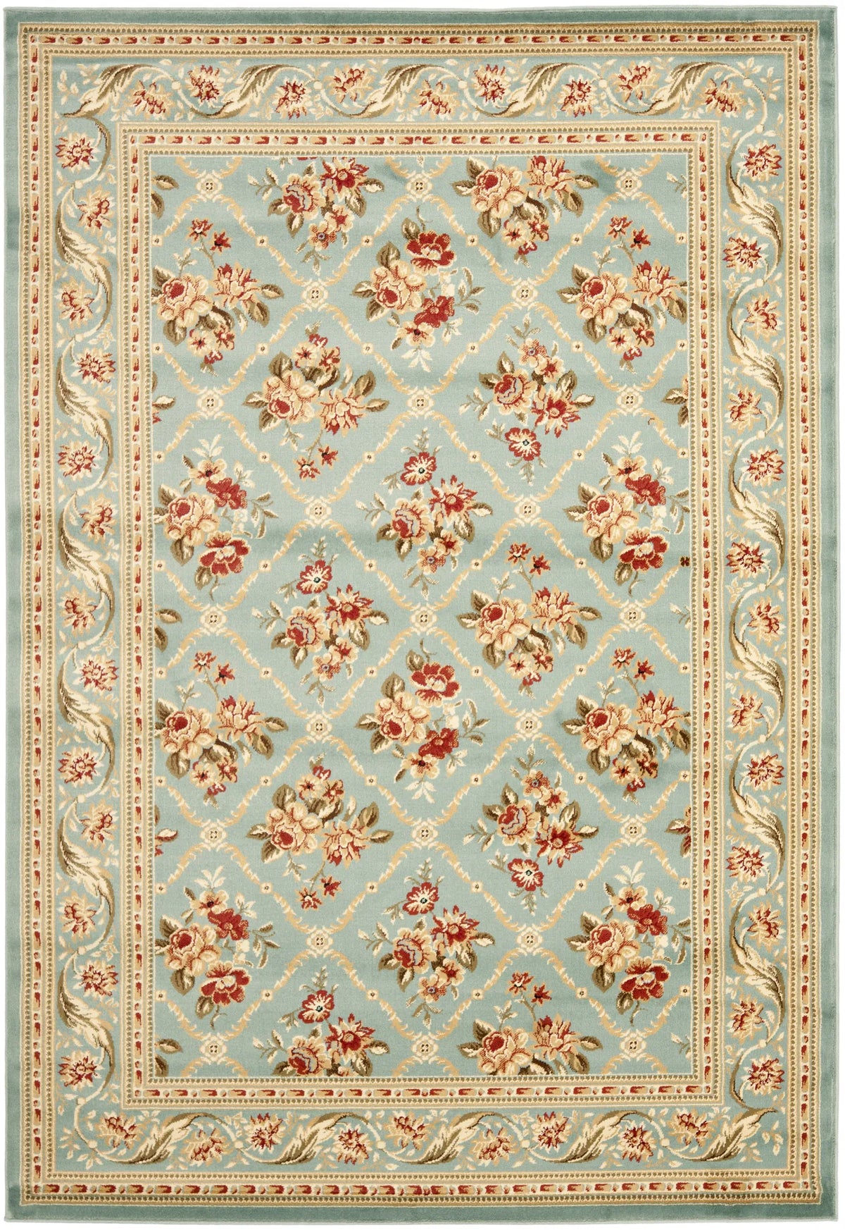 Safavieh Lyndhurst 3'-3" x 5'-3" Rug in Blue / Blue