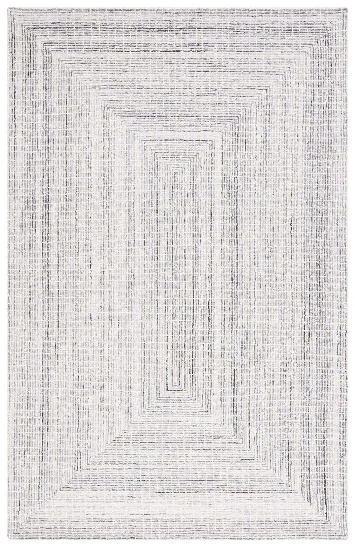 Safavieh Abstract 4'-0" x 6'-0" Rug in Black / Ivory