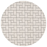 Safavieh Natura 6'-0" x 6'-0" Rug in Ivory / Black