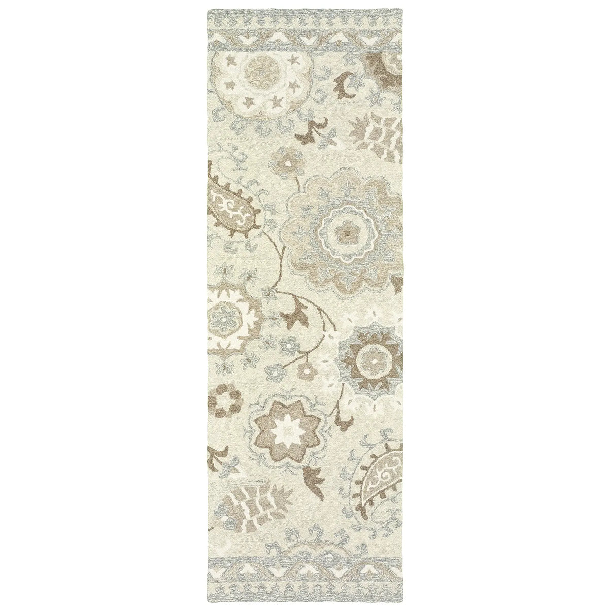 Oriental Weavers Sphinx Craft 93005 Ivory / Grey Rugs - runner