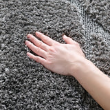 Safavieh Florida Shag 4'-0" x 6'-0" Rug in Grey / Grey
