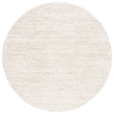 Safavieh Berber Shag 5'-5" x 5'-5" Rug in Ivory / Beige
