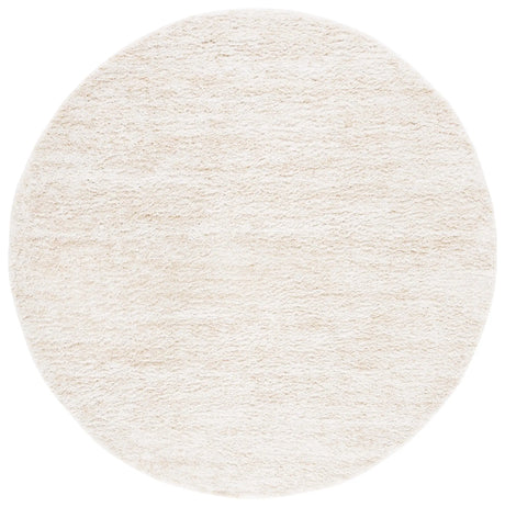 Safavieh Berber Shag 5'-5" x 5'-5" Rug in Ivory / Beige