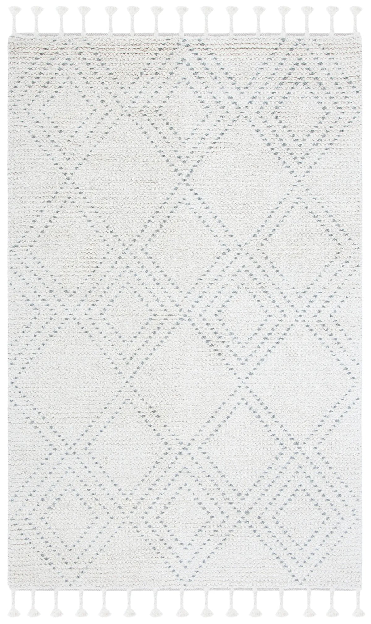 Safavieh Casablanca 4'-0" x 6'-0" Rug in Ivory / Grey